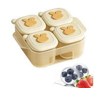 Bac de congélation alimentaire,Pot à yaourt enfant,Moule À Congélation Goûter Enfant - Pour parents, mères, nounous, cuisine, lait maternel,