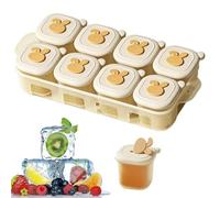 Bac de congélation alimentaire,Récipient Étanche - Moule À Congélation Goûter Enfant | Pour parents baby-sitters crèche maison appartement cuisine salle à manger lait