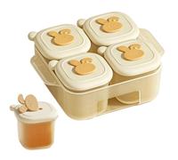 Bac de congélation alimentaire Récipient pour purée de viande pour bébé | Moule À Congélation Goûter Enfant Pour Parents Mères Lait Maternel Yaourt Crèche Maison Cuisine Salle À Manger