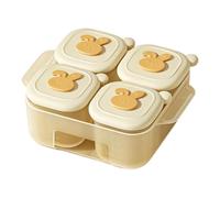 Bac de congélation pour aliments en cubes Bac À Bouillon Pour Enfant | Moule À Congélation Goûter Enfant Pour parents baby-sitters crèche maison appartement cuisine salle à manger lait