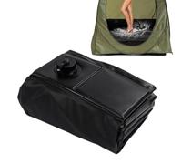 Bac de douche portable - Plateau Bain Léger En PVC 104 x 104 x 12,7 cm - Base Douche Camping Avec Tuyau Vidange | Pour Plage Salle De Bain Intérieur Extérieur Camping Voyage Randonnée Sac À Dos