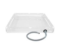 Bac de douche portable, pliable, compact, antidérapant, base de douche pliable - pour camping, camion, remorque, camping-car, randonnée, plage, intérieur et extérieur, tente de voiture