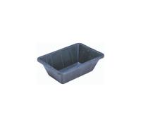 Bac de maçonnerie Vinmer noir en polyéthylène de 25L, 600mm x 400mm