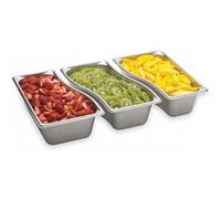 Bac de Présentation Extérieur pour Buffet GN 1/3 - H 65 à 100 mm - Pujadas - 65 mm250 cl inox G