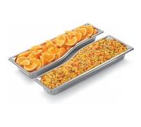 Bac de Présentation Long pour Buffet GN 2/4 - H 65 à 89 mm - - 89 mm350 cl