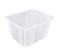 Bac de rangement 24 litres transparent emil Keeeper