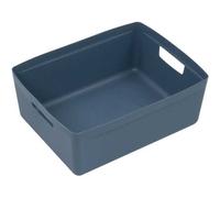 Bac de rangement avec poignées 20 litres - Bleu