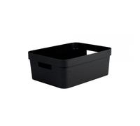 Bac de rangement design 12 litres EDA - Noir