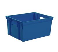 Bac de rangement Eda - Sans couvercle - Bleu minéral - 30 l