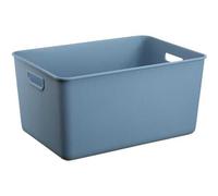 Bac de Rangement élégant avec poignées - Bleu