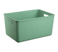 Bac de Rangement élégant avec poignées - Vert