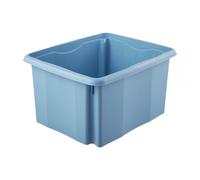 Bac de rangement en plastique 24 litres - Bleu