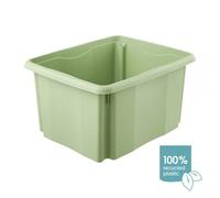 Bac de rangement en plastique 24 litres - Vert