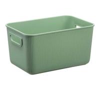Bac de rangement en plastique élégant Taille S - Vert