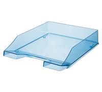 Bac de rangement en plastique HAN, A4, bleu transparent