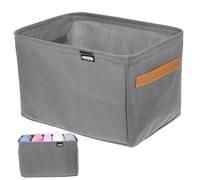 Bac de Rangement en Tissu pour Vêtements 3 Pièces 35x25x22 Cm | Non Tissé, Poignées Intégrées, Empilable, Capacité Généreuse, pour Petits Espaces et Usage Domestique