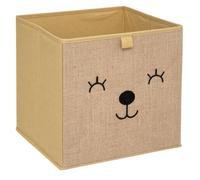 Atmosphera - Bac de Rangement Enfant - Motif Animal - Jute