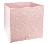 Bac de rangement étoile - Rose - 29 x 29 cm.