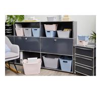 keeeper Petit panier de rangement 1,8 L avec poignées Gris