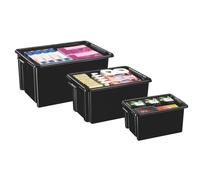 Strata by CEP Bac de Rangement Recyclé 32 L - Sachet HW046R Noir