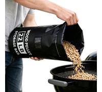 Bac de rangement pour granulés de barbecue - Sac de récupération de granulés de bois étanche de 10 kg - Pour barbecue, camping-car, pique-nique, barbecue, terrasse, camping, garage