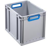 Bac de rangement ProfiPlus EuroBox 432, gris/bleu