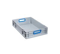 Bac de rangement ProfiPlus EuroBox 612, gris/bleu