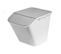 Grand Bac de rangement ou tri avec couvercle incliné 51 litres
