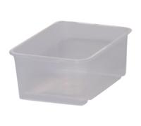 keeeper Bac de rangement Wilma – transparent 4,5 L, solide, gris