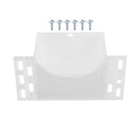 Bac de Récupération Condensats Plastique Blanc 13,8x6,8x6cm | Tube de 1,5cm, Raccord Sécurisé, Installation sans Outils, Adapté à Plupart des Unités, Protection du Logement