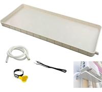 Bac de récupération des condensats pour Lave-Linge, kit Universel de récupération des condensats pour climatiseurs de fenêtre et Pompes à Chaleur Split, 1-2P 3-5P (Tuyau 400 cm, 1-