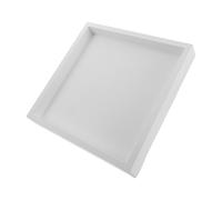 Bac de Récupération Déshumidificateur Métal Plastique à Roulettes | Bord Surélevé Anti-débordement, Base Carrée Mobile, Protège Tapis et Parquet Coins Buanderie