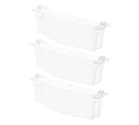 Bac de Récupération D'huile Plastique pour Hotte Aspirante 3 Pièces | Grosse Capacité, Design Épaissi, Nettoyage Facile, Support Stable, Prévention des Fuites