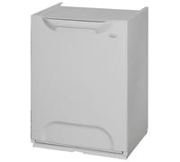 Bac de recyclage en polypropylène, 20 litres, gris