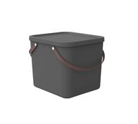 Bac de recyclage - ROTHO - Albula - 40 L - Anthracite - Plastique recyclé
