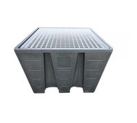 Bac de Rétention noir 1100 l pour cuve IBC