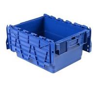 Bac de stockage navette avec couvercle en plastique bleu - 16 litres - Bleu - Viso Bleu G