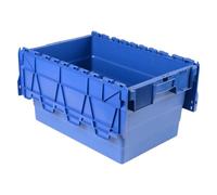 Viso DSW5536 Bac navette polypropylène gerbable/emboitable 50 L Bleu Bleu G