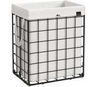 Bac de tri du linge - Rectangulaire - 90 L - Blanc - Avec poignées