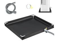Bac de vidange AC pliable étanche Oxford filtre accessoire avec tuyau | Avec tuyau à bords surélevés - Plateau AC portable pour réfrigérateur, machine à glaçons, déshumidificateur et machine à