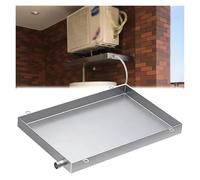 Bac de Vidange HVAC Universel 8-47in, Étanche, Kit Tuyau | Bac à condensats étanche pour systèmes 8-47 pouces. Protège les murs. Inclus kit de tuyau polyvalent(550x450mm(22x18in))