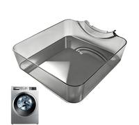 Bac De Vidange Lave-Linge Accessoire Filtre À Peluches Réutilisable | Avec Entonnoir Pour Lave-Linge Frontal Pour Sol Propre Et Sec, Protection Buanderie, Anti-Odeurs Et Taches