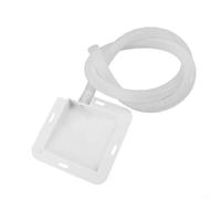 Bac d'égouttement et tuyau de 2 mètres, collecteur de condensat en plastique pour unités de climatisation de fenêtre, bac de drainage efficace pour éviter les fuites et réduire le bruit, blanc
