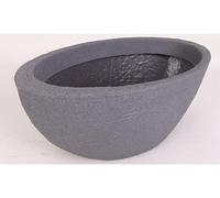 Bac en pierre, ovale, 60 x 34 x 22 cm, anthracite, 24 litres, 3540A
