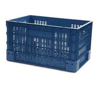 Bac EUROBOX Ajouré 600X400XH330 Bleu Matériel CHR Pro Bleu