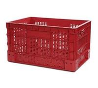 Bac EUROBOX Ajouré 600X400XH330 Rouge Matériel CHR Pro Rouge