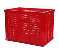 Bac EUROBOX Ajouré 600X400XH420 Rouge Matériel CHR Pro Rouge