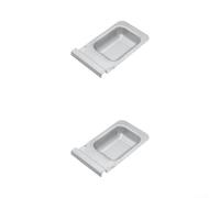 Bac Fumage Acier 7.5x4.5po Compatible pour weber pour spirit(2pcs) | Acier pour robuste, installation rapide, compatible modèles MB2007, taille 19x11cm, arôme fumé riche