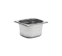 Bac Gastro Inox GN 1/6 - 100 mm - - - Inox2,1 176x162x100mm
