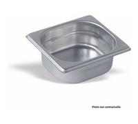 PUJADAS Récipients GN 1/6 Acier inoxydable 18/10, Profondeur : 200 mm, Contenu : 3,50 litres
